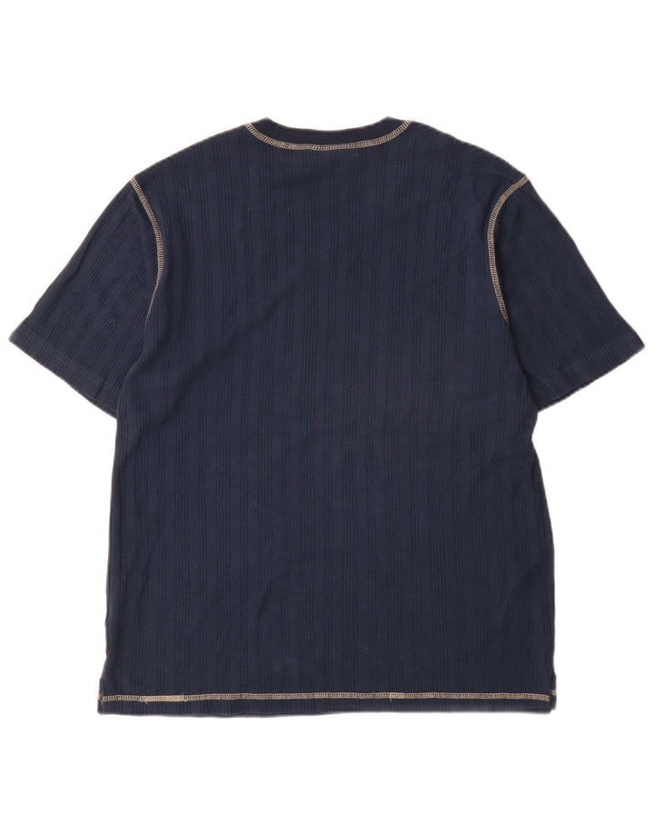 T-shirt da uomo Tommy Hilfiger Top in cotone blu navy medio