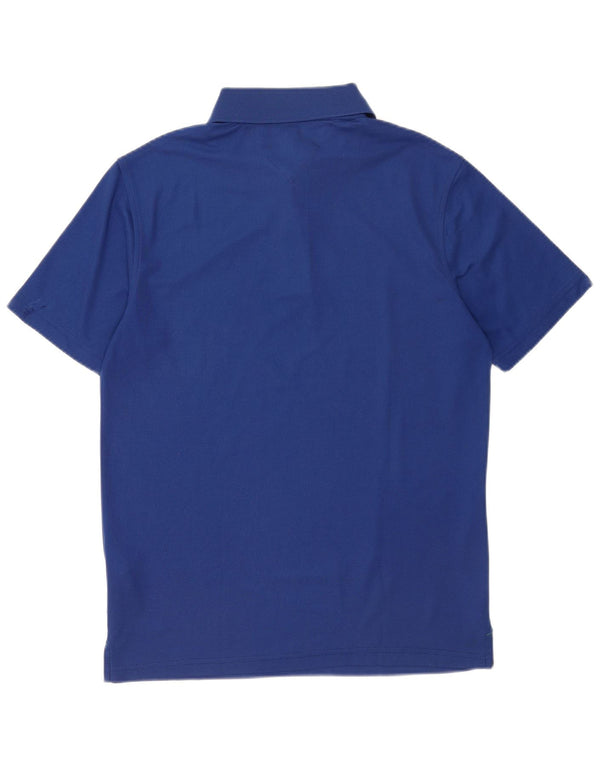 Polo da golf da uomo Tommy Hilfiger in poliestere blu medio