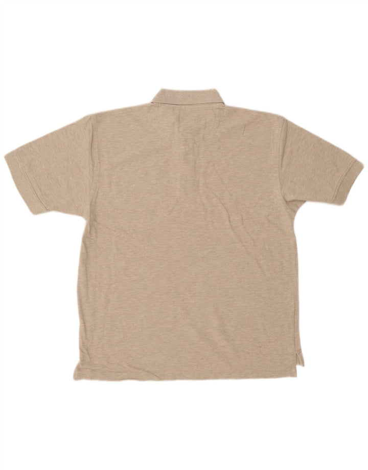 Polo da uomo IZOD in cotone screziato beige medio