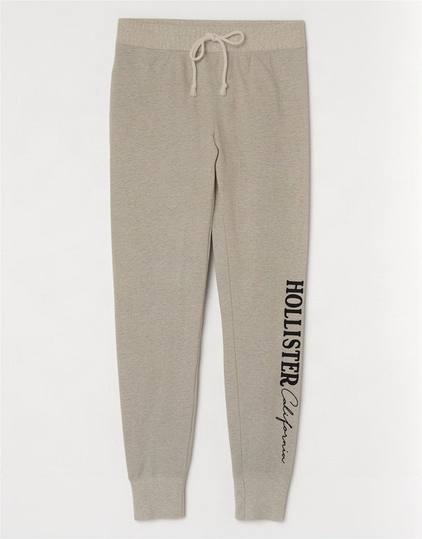 Pantaloni da tuta da donna Hollister Joggers UK 10 Small Grey Flecked