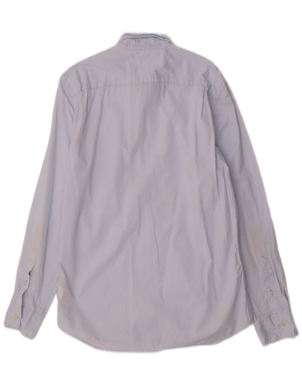 Camicia Gap Slim Fit da uomo in cotone blu medio