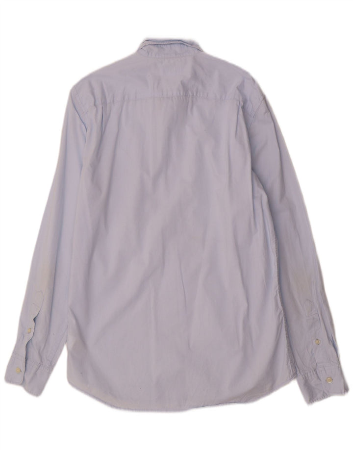 Camicia Gap Slim Fit da uomo in cotone blu medio