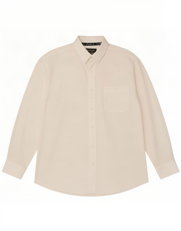 Camicia da uomo Wrangler XL in cotone bianco
