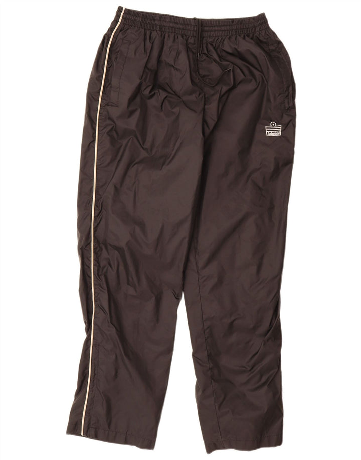 Pantaloni da tuta da uomo Admiral grandi in nylon nero