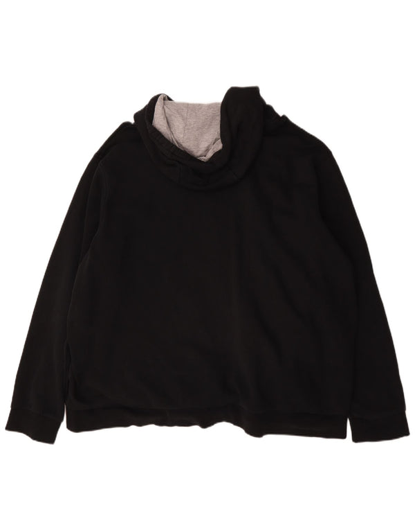 Felpa con cappuccio da uomo Lacoste taglia 9 4XL cotone nero