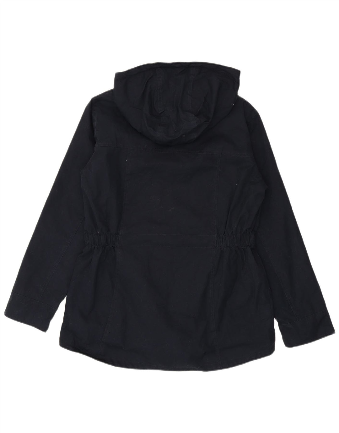 Giacca antipioggia con cappuccio da donna Schoffel UK 16 grande cotone blu navy