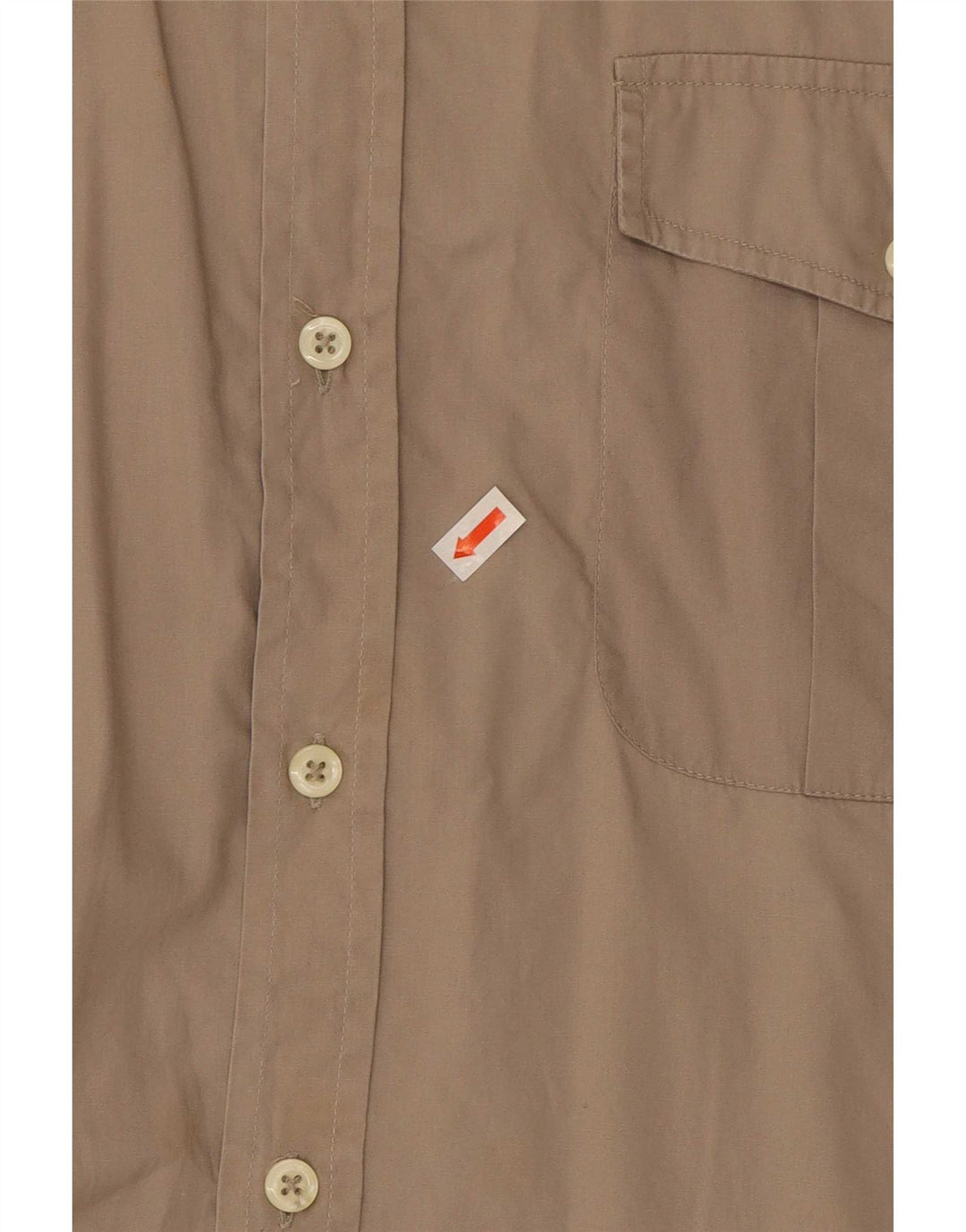Camicia Fila Uomo Cotone Beige Medio