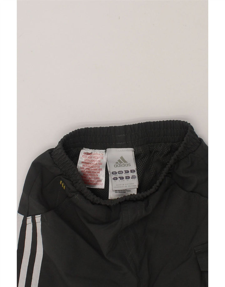 ADIDAS Baby Boys Graphic Sport Shorts 6-9 Months  Grey Polyester Vintage Adidas and Second-Hand Adidas from Messina Hembry 