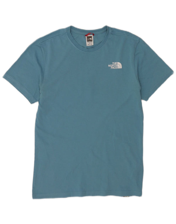 T-shirt grafica da uomo The North Face Top in cotone blu piccolo