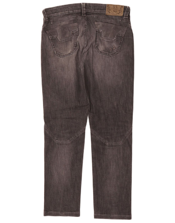 9.2 di Carlo Chionna Jeans dritti da donna W33 L30 Cotone grigio