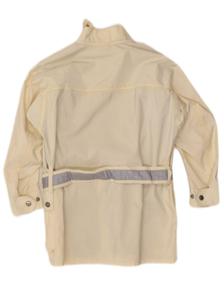 Giacca utility Belstaff per ragazzi 7-8 anni in nylon bianco sporco