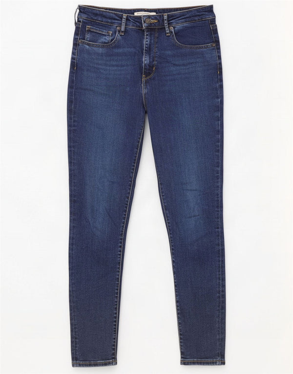 Levi's Womens 721 High Rise Skinny Jeans W29 L28 Blue Lyocell