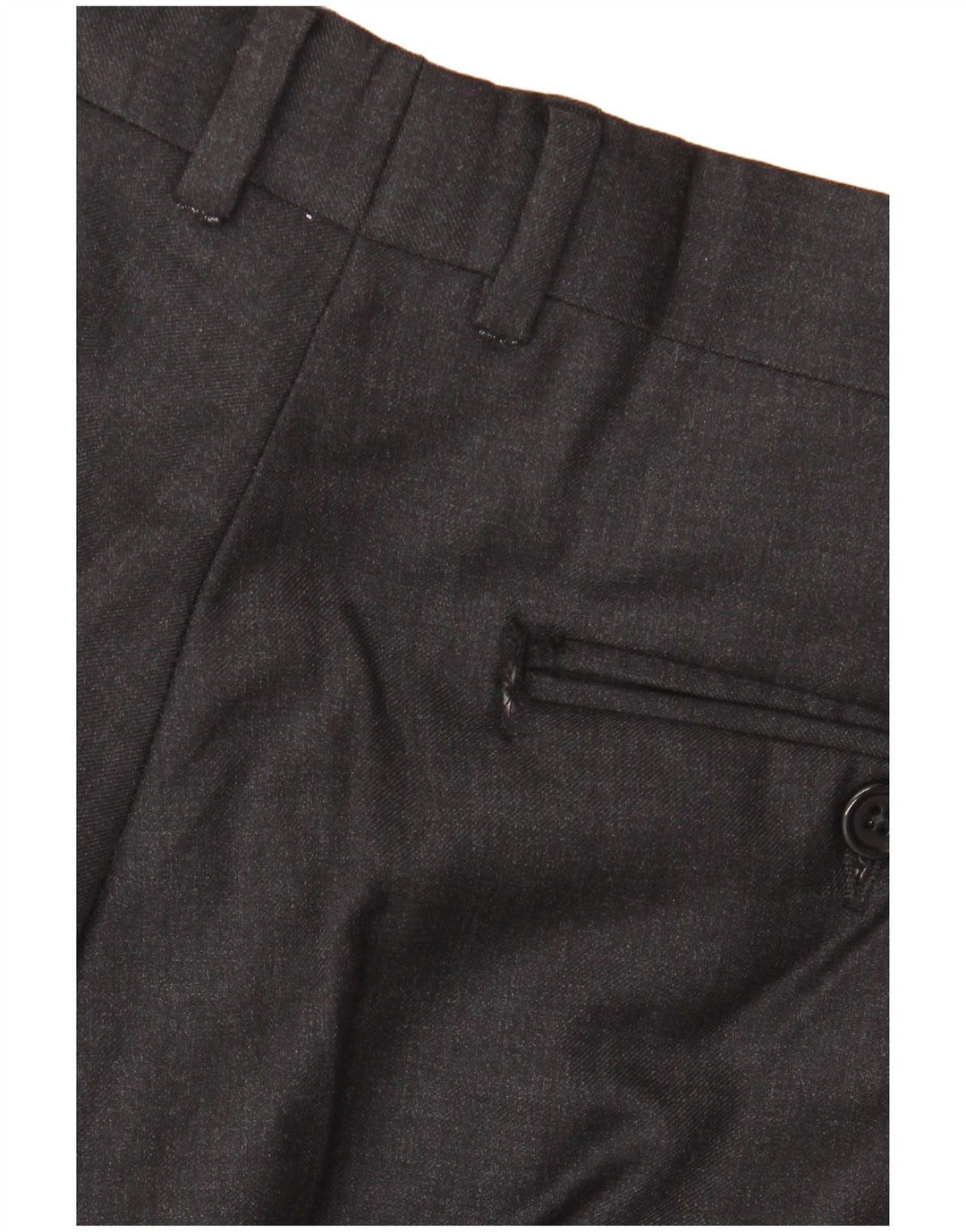 AQUASCUTUM Abito da uomo a 2 bottoni e 2 pezzi UK 40 Large W34 L32 Lana grigia