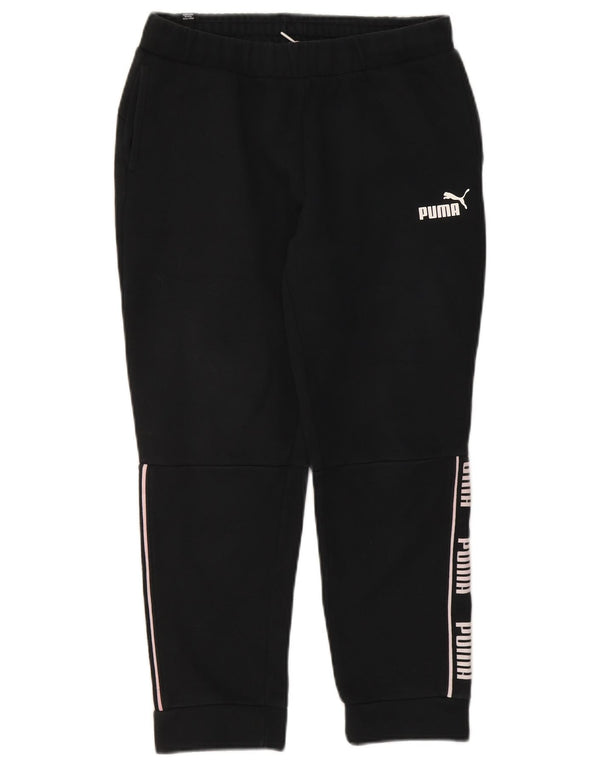 Pantaloni da tuta grafica da donna Puma Joggers UK 10 Small Nero
