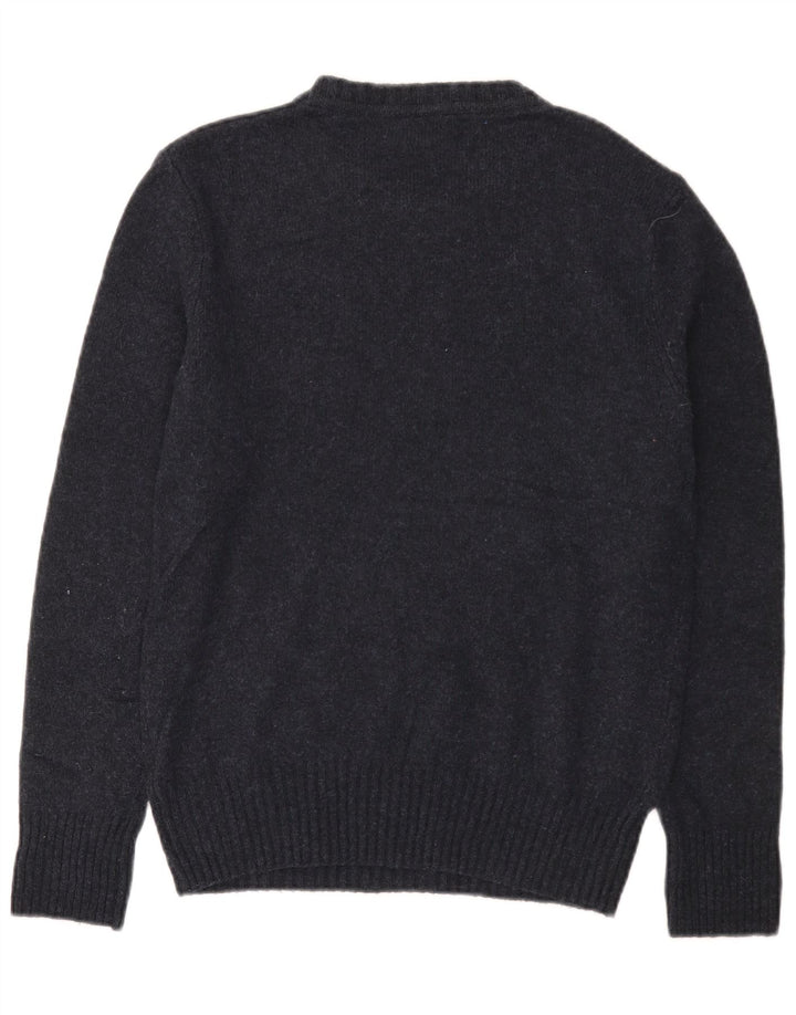 J. Crew Maglione da uomo con vestibilità regolare e collo piccolo blu navy screziato