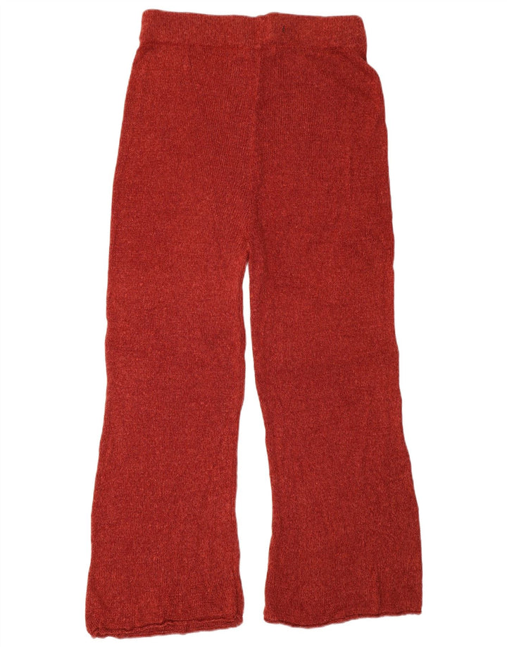 Pantaloni corti in maglia da donna Zara medi W28 L24 lino rosso
