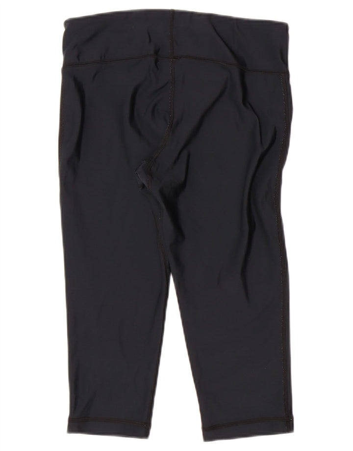 UNDER ARMOUR Leggings Capri Heat Gear da donna UK 8 Small Blu Navy