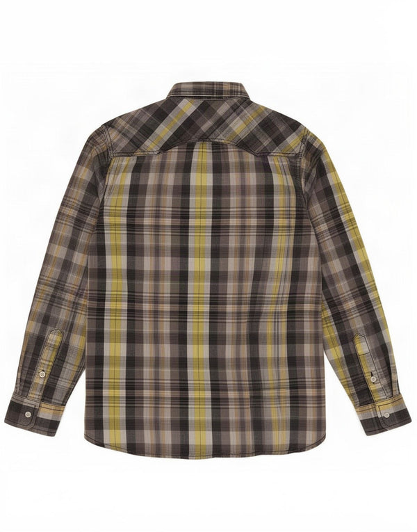 Camicia moderna da uomo Levi's piccola in cotone a quadri grigi