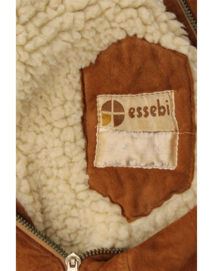 Bomber Uomo Scamosciato Essebi IT 52 XL Pelle Beige