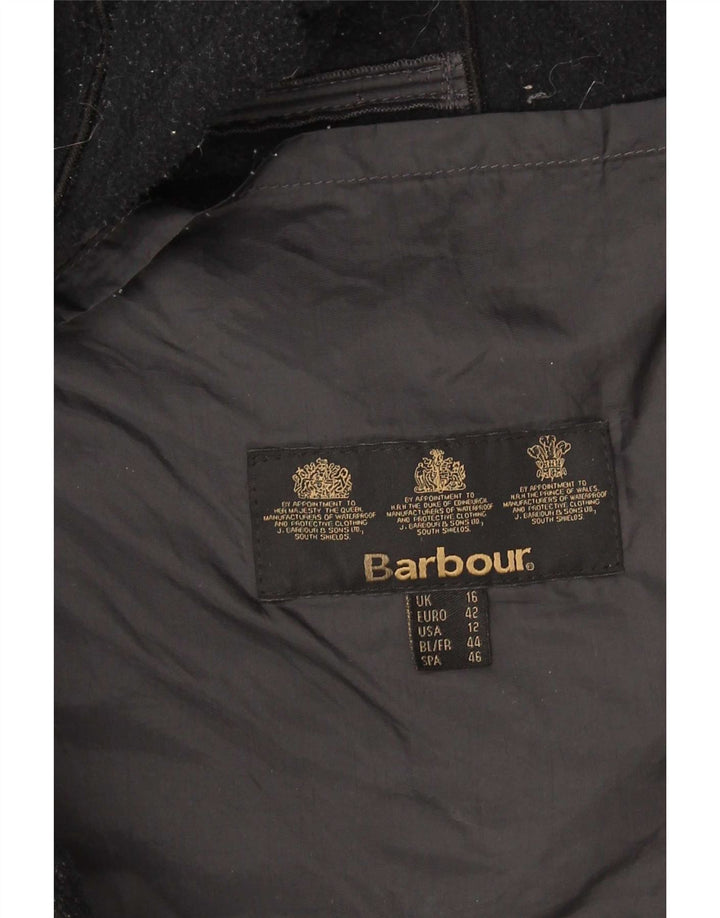 Giacca trapuntata da donna Barbour UK 16 grande nera