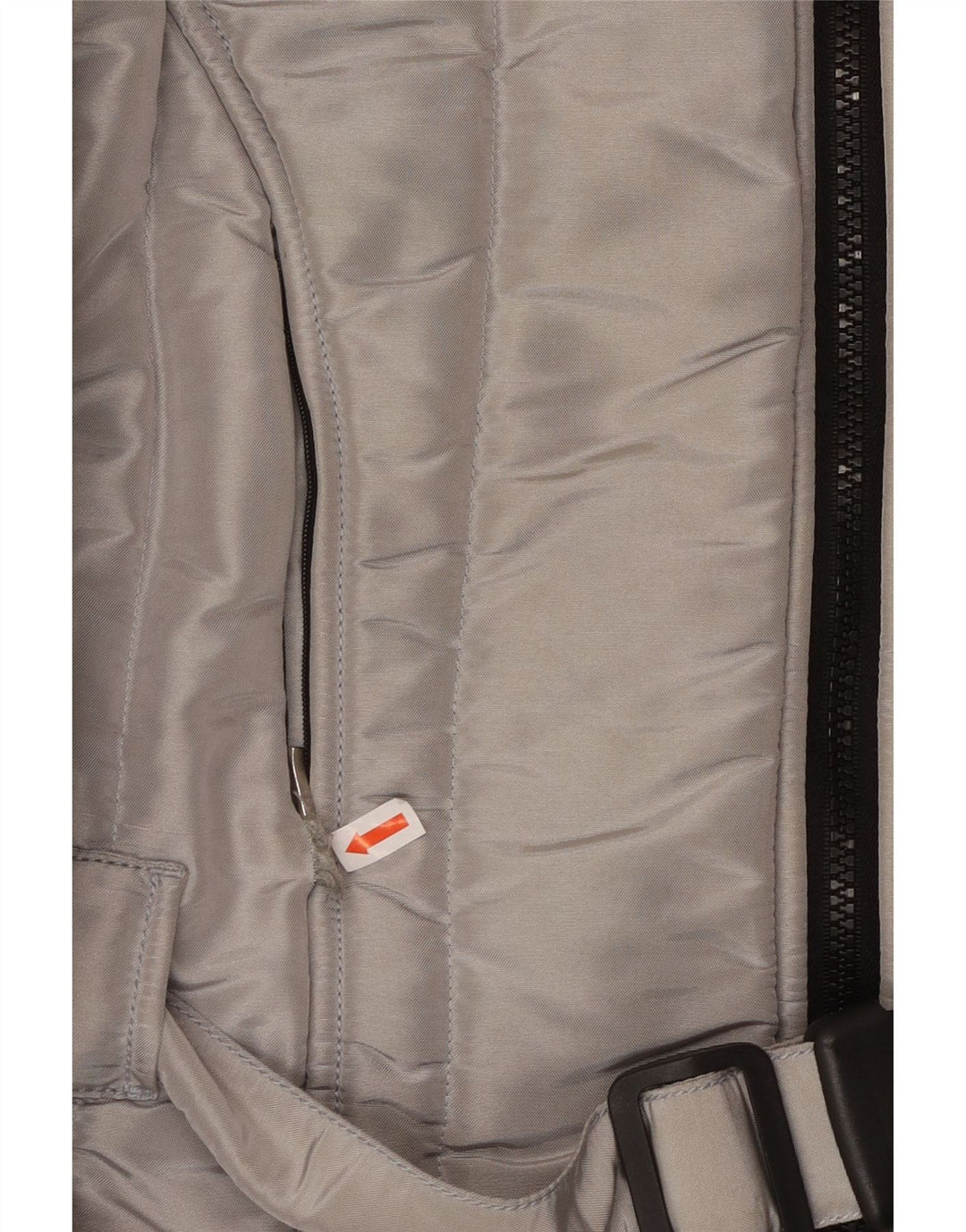 REFRIGIWEAR Giubbotto bomber con cappuccio Cruz da donna UK 14 Large Argento Poliestere