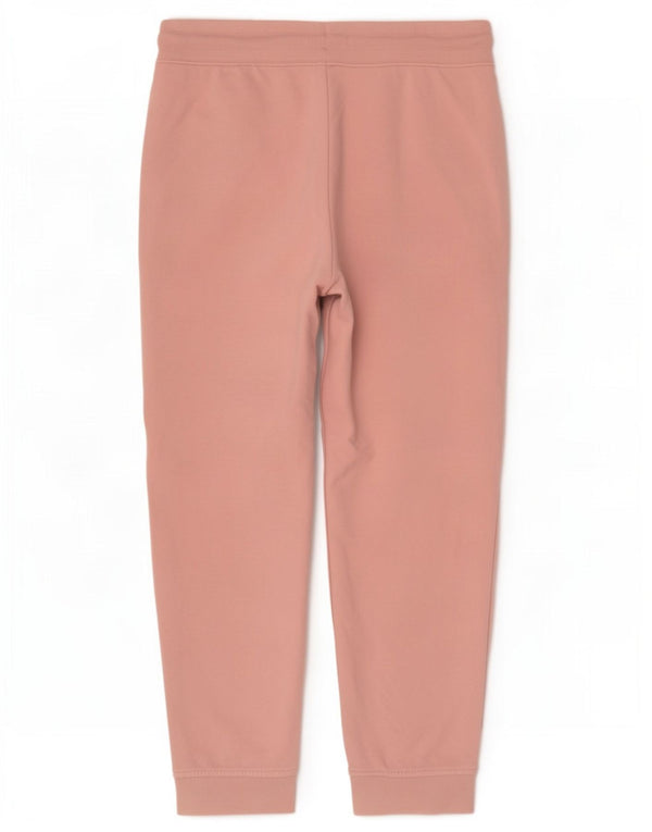 Marks & Spencer Womens Tracksuit Trousers Joggers UK 14 Large Pink Cotton