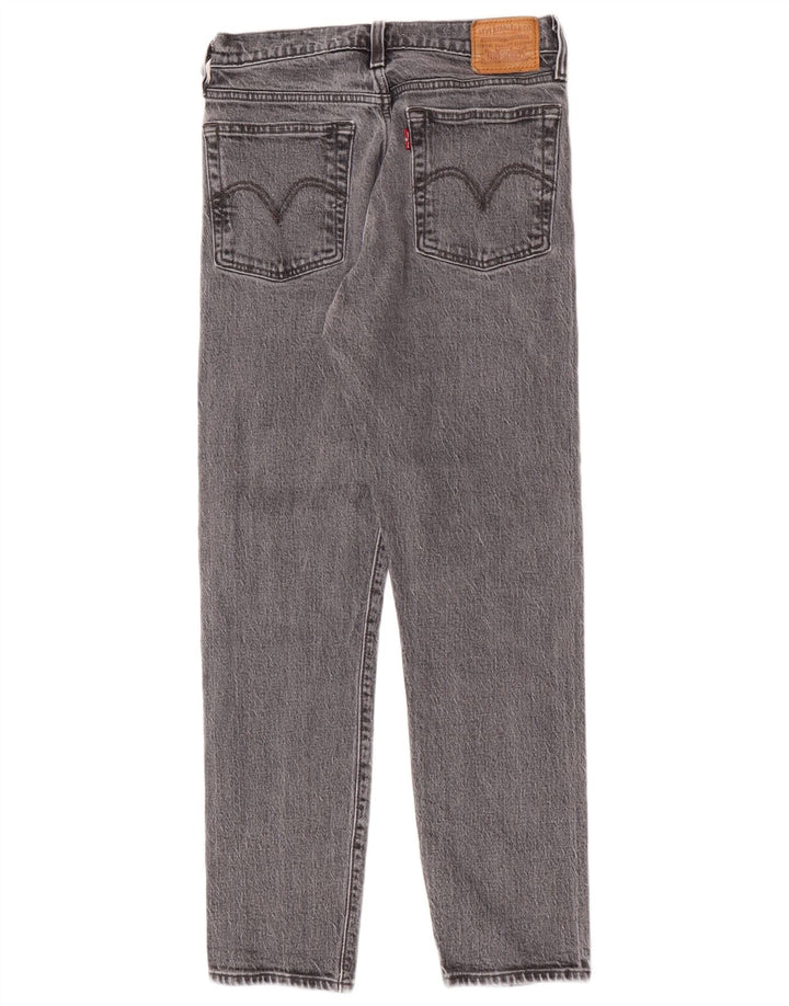 Jeans Levi's da donna affusolati con zeppa W26 L27 classico in cotone grigio