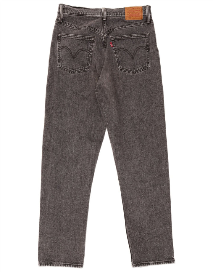 Jeans dritti Levi's 501 da donna W29 L28 in cotone grigio