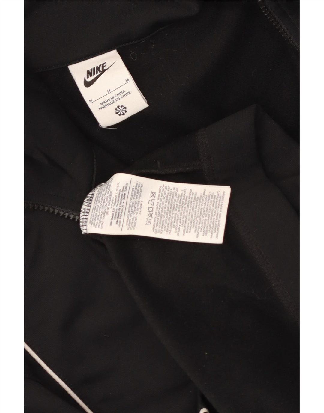 Giacca da tuta da donna Nike UK 14 Medium Nero Poliestere