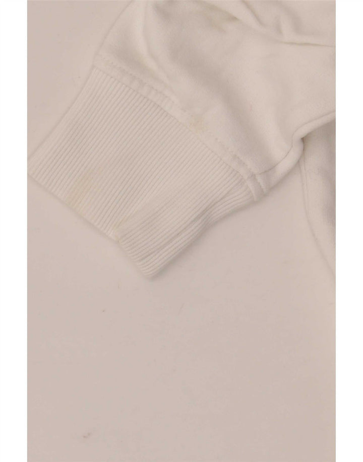 Felpa grafica da uomo Tommy Hilfiger Maglione cotone bianco medio