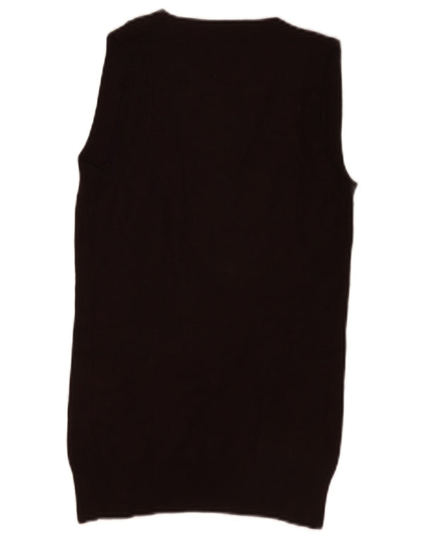 Canotta canotta da donna Zara UK 8 piccola in viscosa marrone