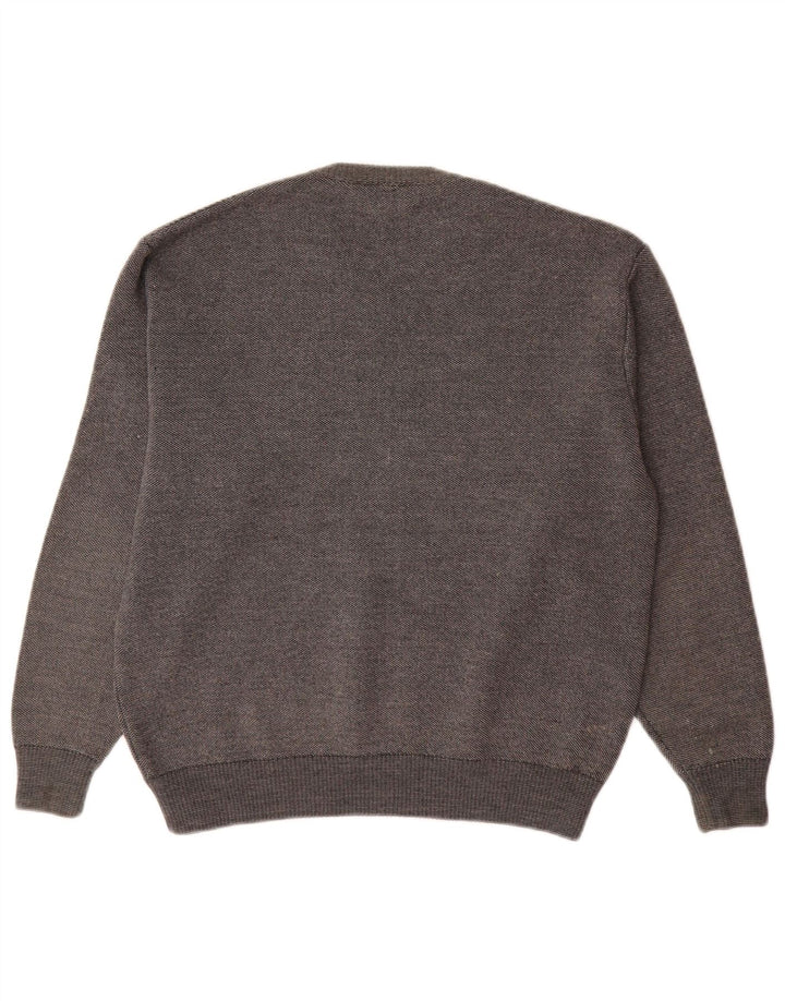 Maglione da uomo con scollo a V Marks & Spencer piccolo grigio