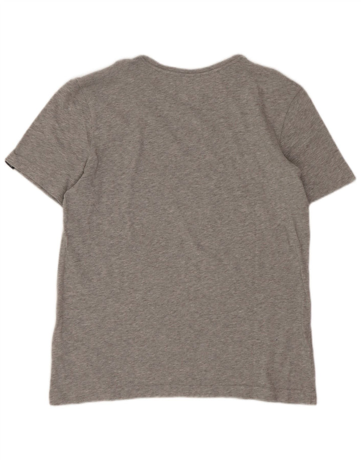 Maglietta Adidas Regular da ragazzo con grafica 13-14 anni in cotone grigio