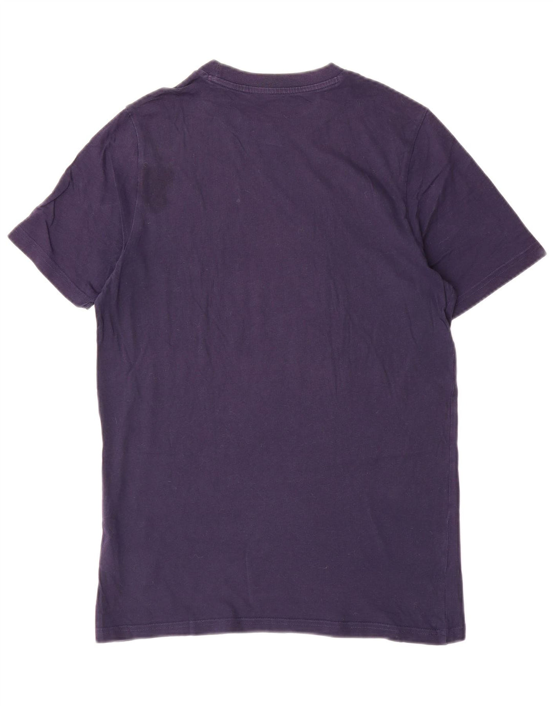 T-shirt grafica da uomo PUMA Top Small in cotone blu navy