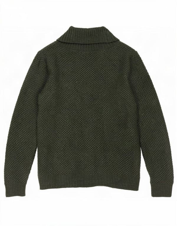 Maglione da uomo con scollo a V Marks & Spencer piccolo acrilico verde
