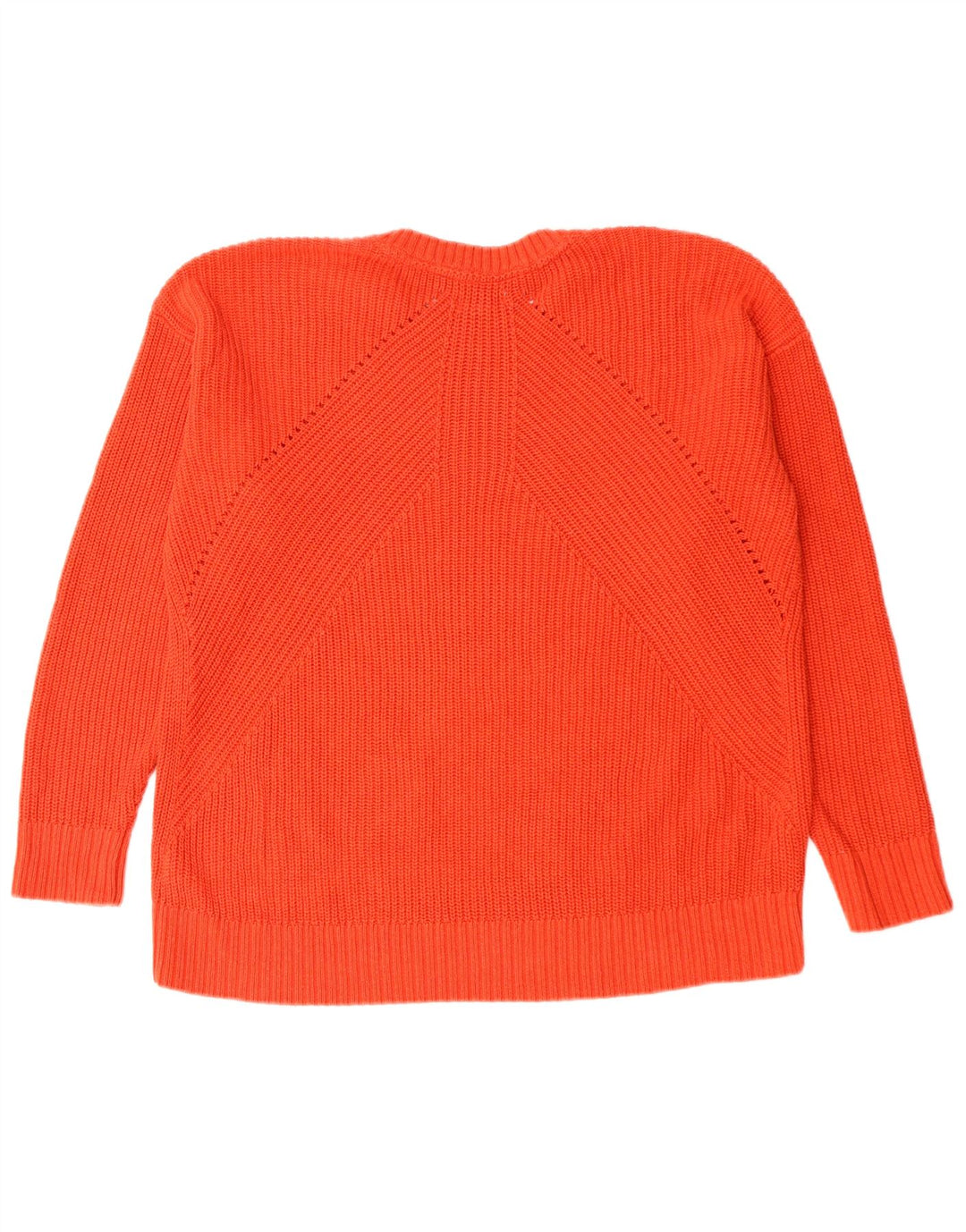 Maglione maglione oversize con scollo a barca da donna Fat Face UK 14 Grande cotone rosso