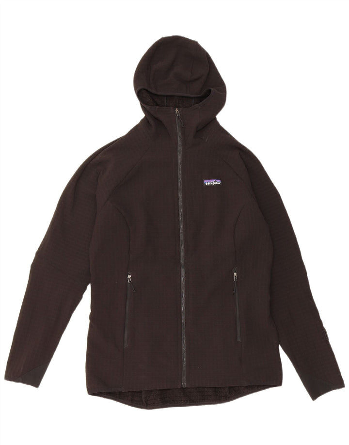 Patagonia Giacca da tuta da donna con cappuccio UK 14 Large Nero Poliestere