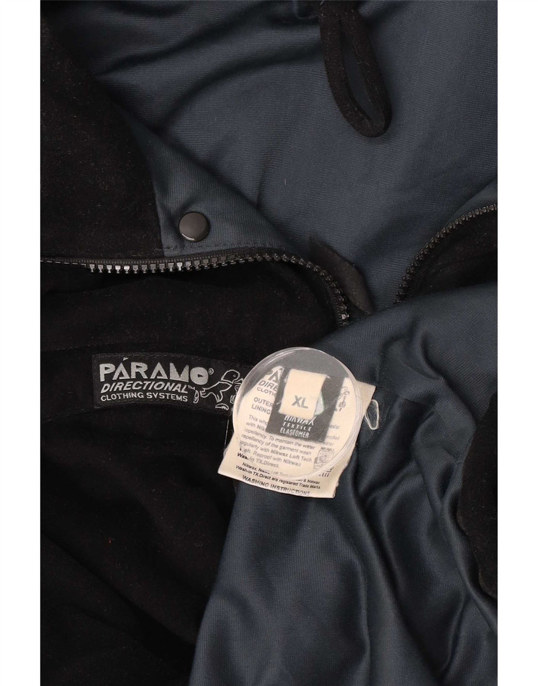 Giacca a vento da uomo Paramo UK 42 XL poliestere nero