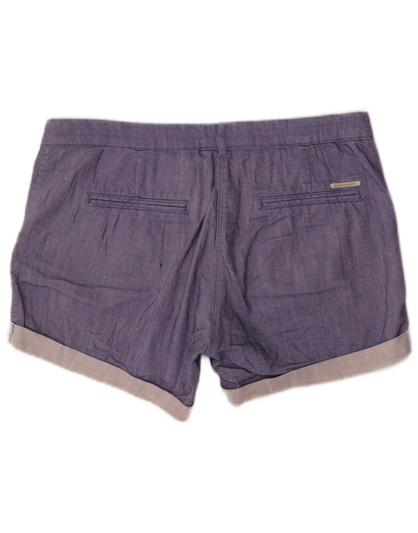 MAISON SCOTCH Womens Acapulco Casual Shorts W29 Medium Blue Cotton