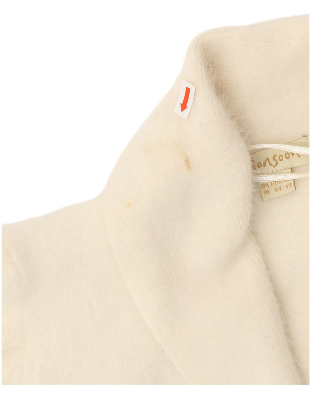 Maglione Bolero da donna Monsoon UK 16 Large Off White Angora