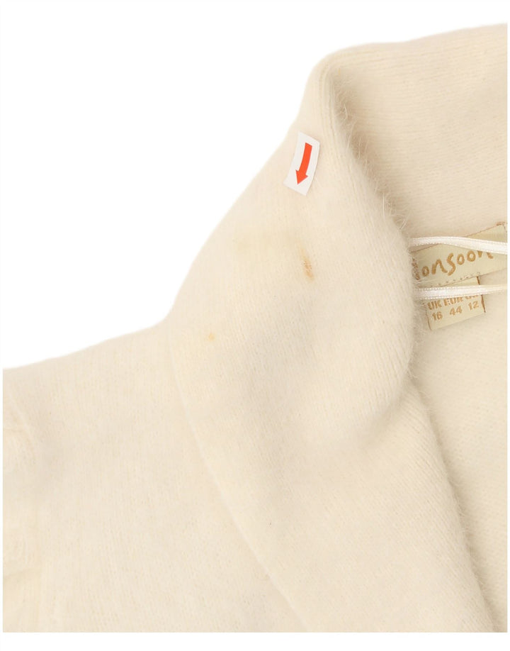 Maglione Bolero da donna Monsoon UK 16 Large Off White Angora