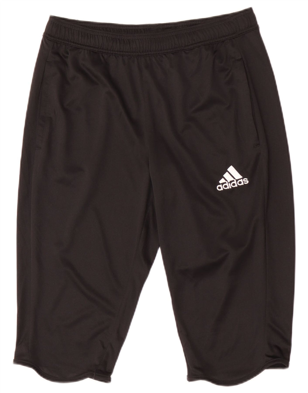 Pantaloncini sportivi Adidas Climalite da uomo medio poliestere nero