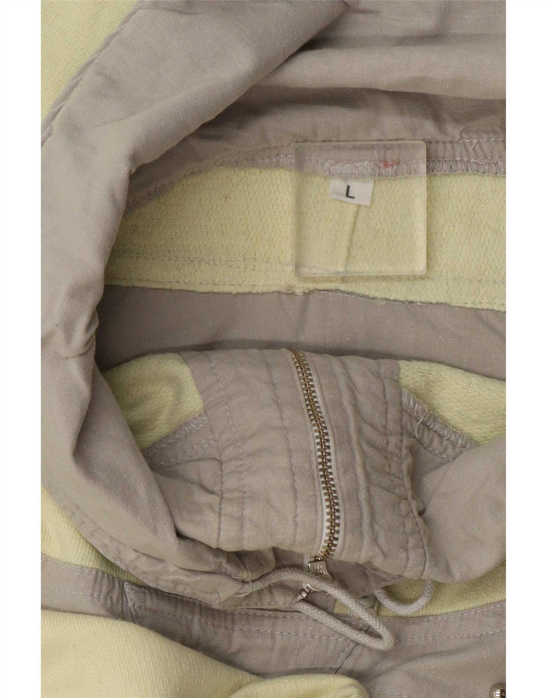 Felpa con grafica oversize da donna vintage UK 16 grande gialla