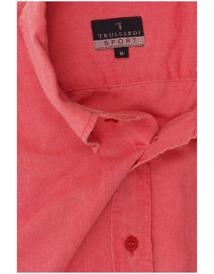 Camicia TRUSSARDI Uomo Manica Corta Rosso Medio