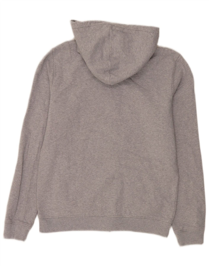 Maglione con cappuccio e zip da uomo All Saints piccolo in cotone grigio