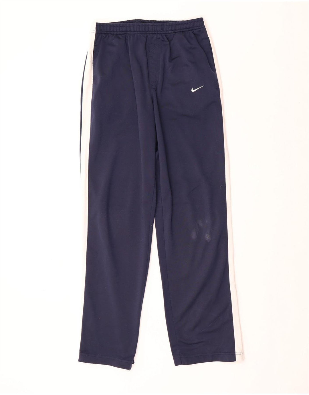 Pantaloni della tuta da ragazzo NIKE 12-13 anni Large Blu Navy Colourblock