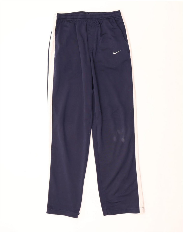 Pantaloni della tuta da ragazzo NIKE 12-13 anni Large Blu Navy Colourblock