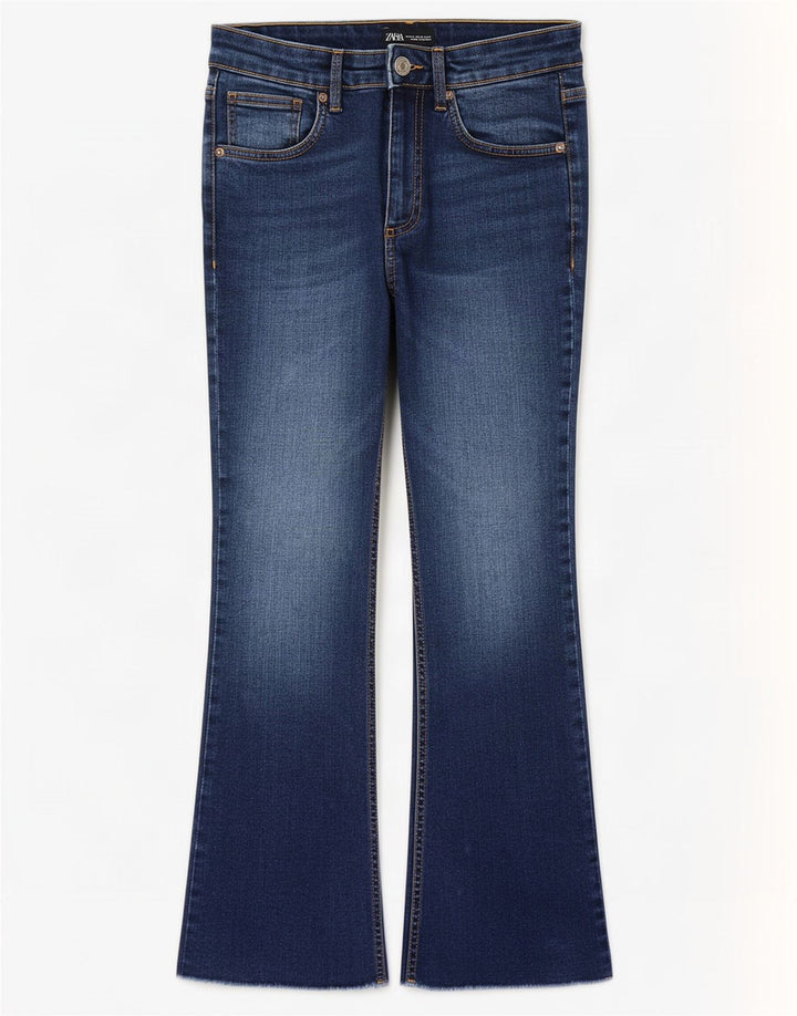 Jeans corti da donna Zara EU 38 piccoli W28 L25 blu