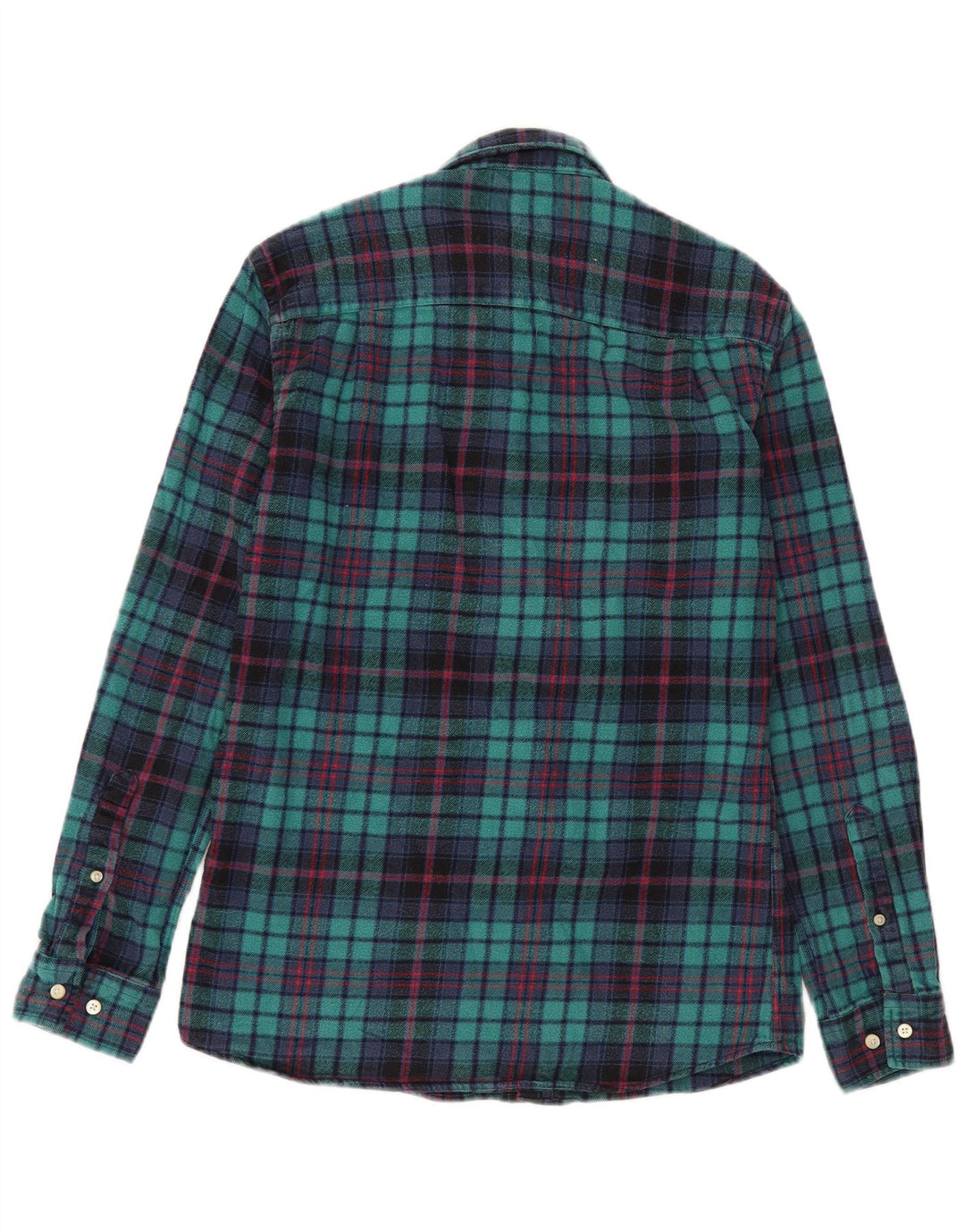 Camicia in flanella da uomo Jack Wills in cotone a quadri verde medio
