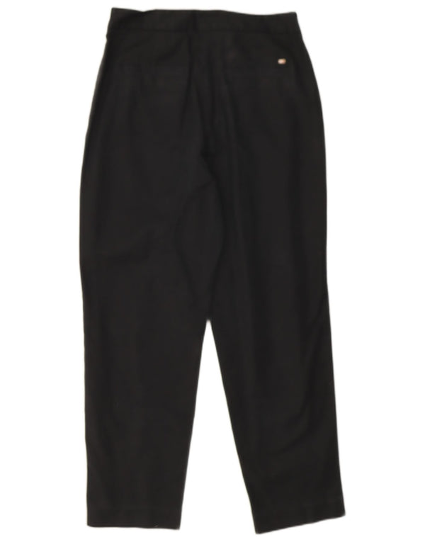 Pantaloni chino affusolati da donna Tommy Hilfiger UK 10 piccoli W28 L26 neri